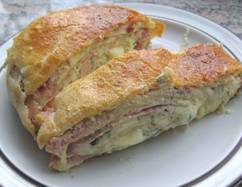 Schinken-Käse-Strudel