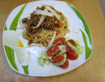 Spaghetti Bolognese a la Bernhard Spaghetti Bolognese a la Bernhard