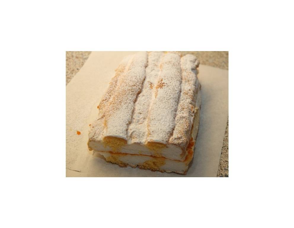 Schritt 13: Die Kardinalschnitten anzuckern und portionieren. Schritt 13: Die Kardinalschnitten anzuckern und portionieren.