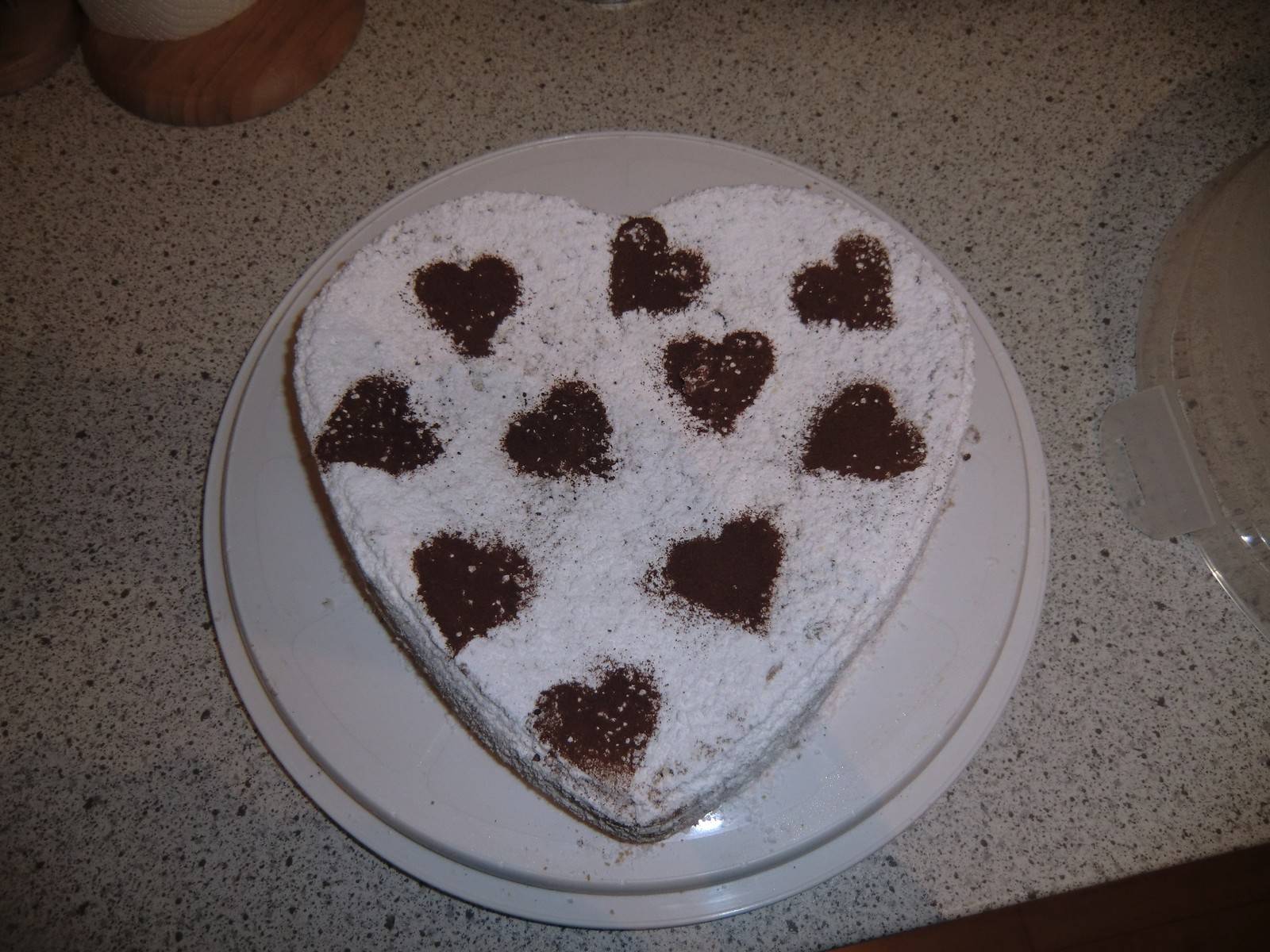 Schokoladen-Herz-Torte