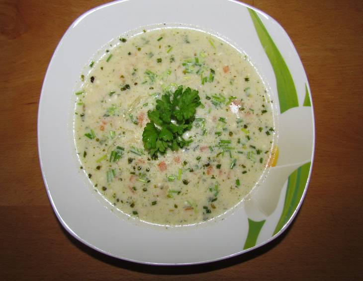 Buttermilch-Gemüse-Suppe