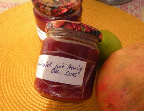 Granatapfelmarmelade mit Honig