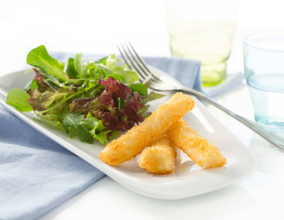 Schwarzwurzeln in Parmesanmantel Schwarzwurzeln in Parmesanmantel