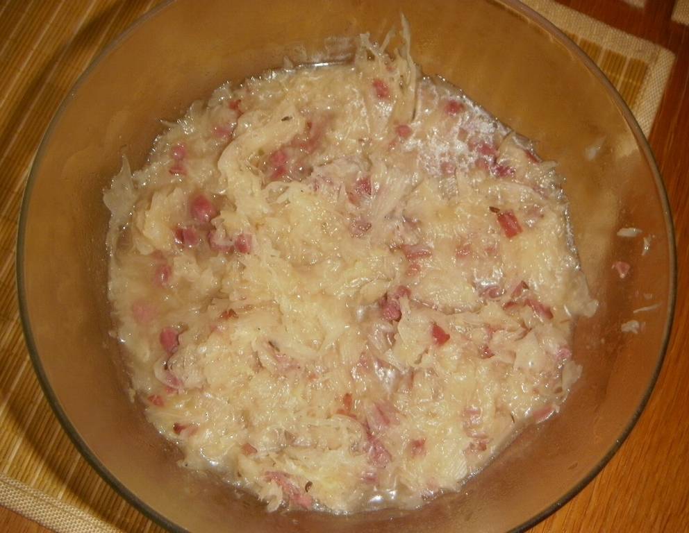 Warmer Krautsalat mit Rohschinken Warmer Krautsalat mit Rohschinken