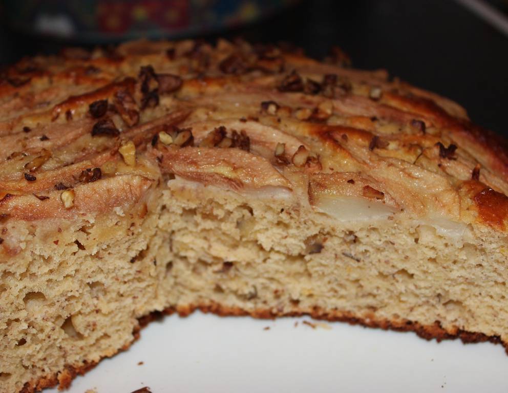 Birnen-Mandel-Kuchen Rezept - ichkoche