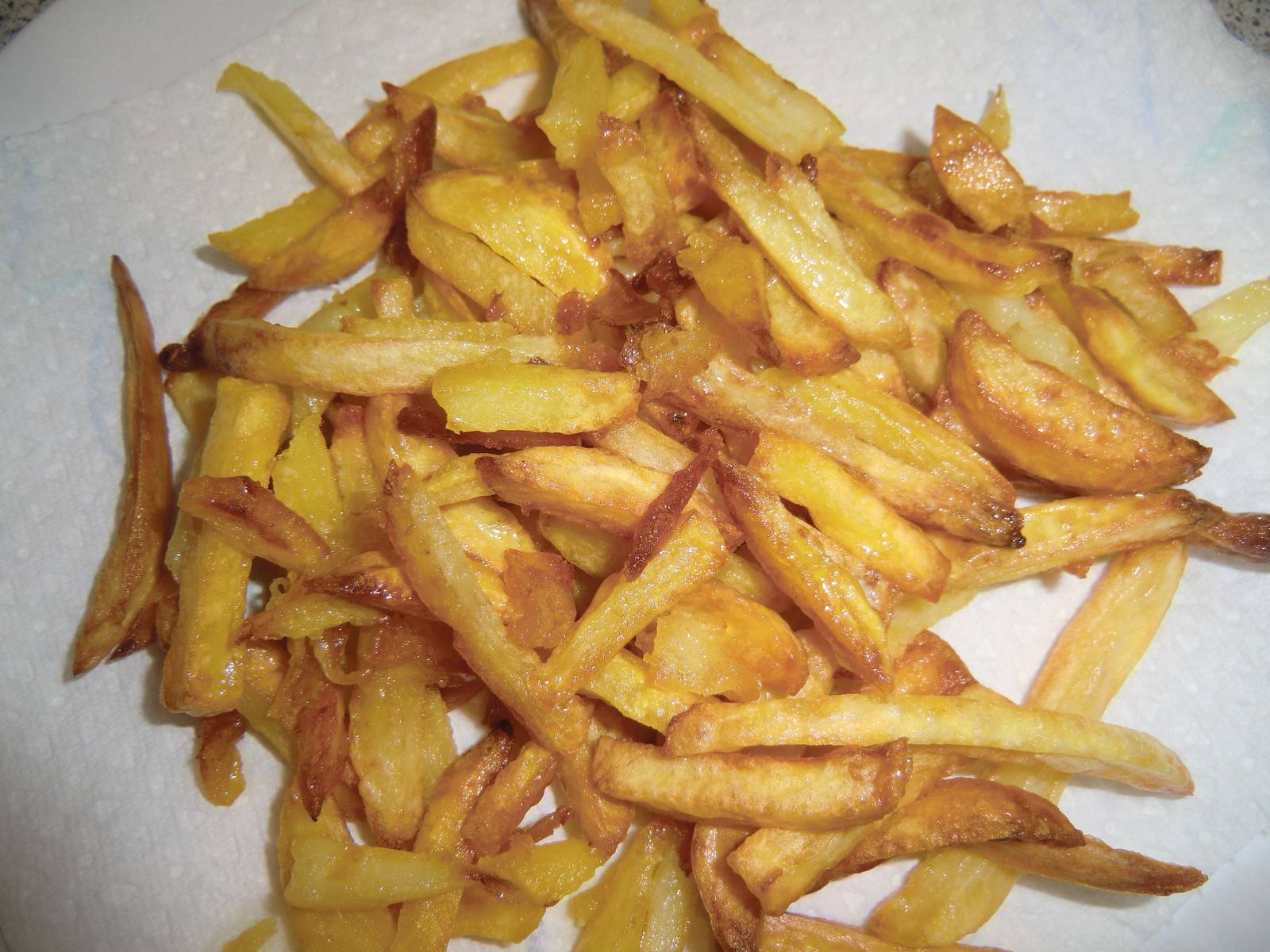 Pommes frites aus dem Backofen