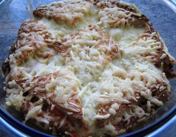 Bananen-Brot-Auflauf