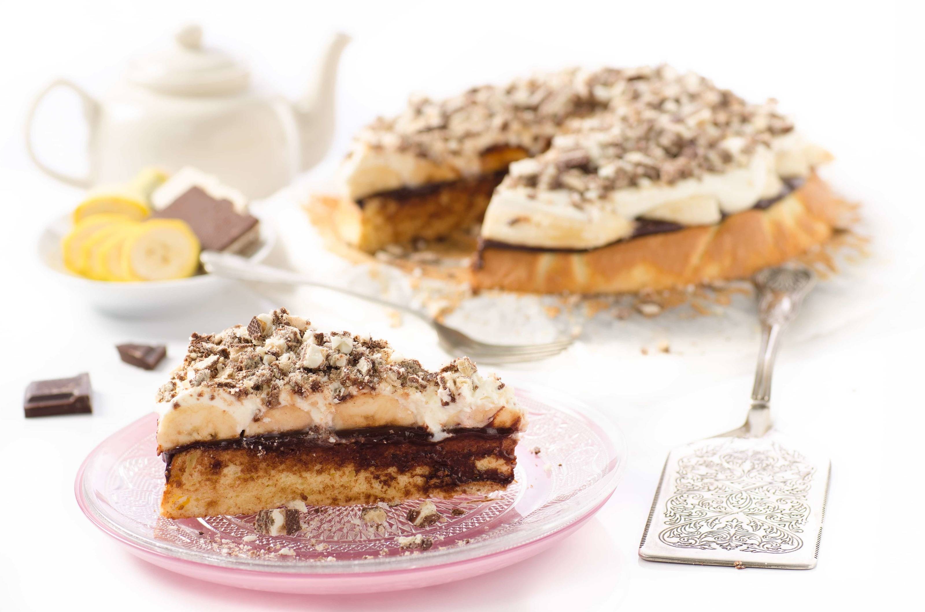 Pausenschnitten-Bananen-Torte