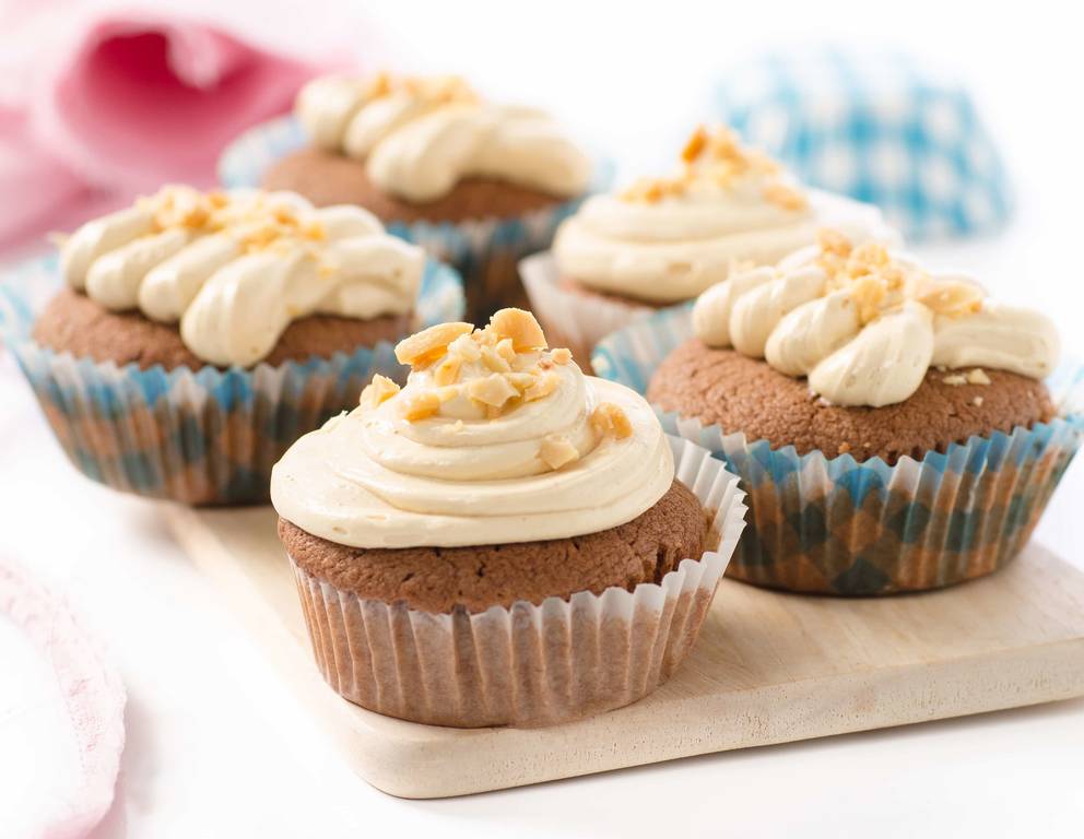 Schokoladen-Erdnussbutter-Muffins Schokoladen-Erdnussbutter-Muffins