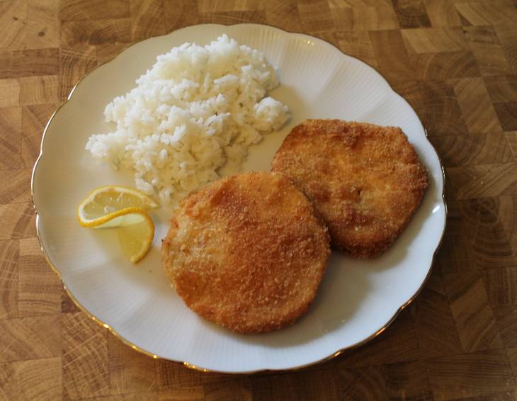 Gebackene Selleriescheiben Gebackene Selleriescheiben