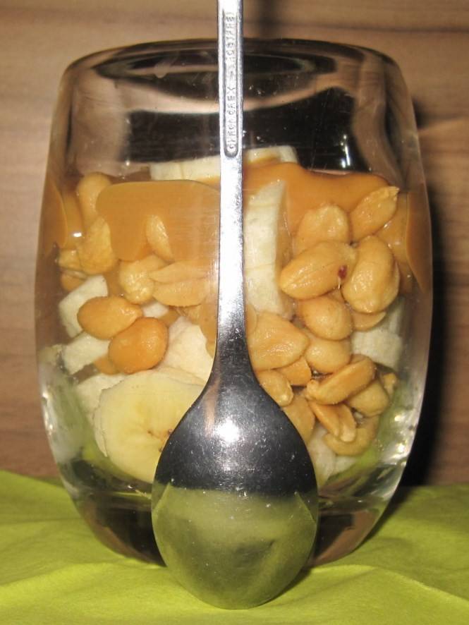 Salzig-süßes Bananendessert
