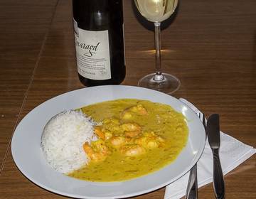 Shrimps in Kokossauce Shrimps in Kokossauce