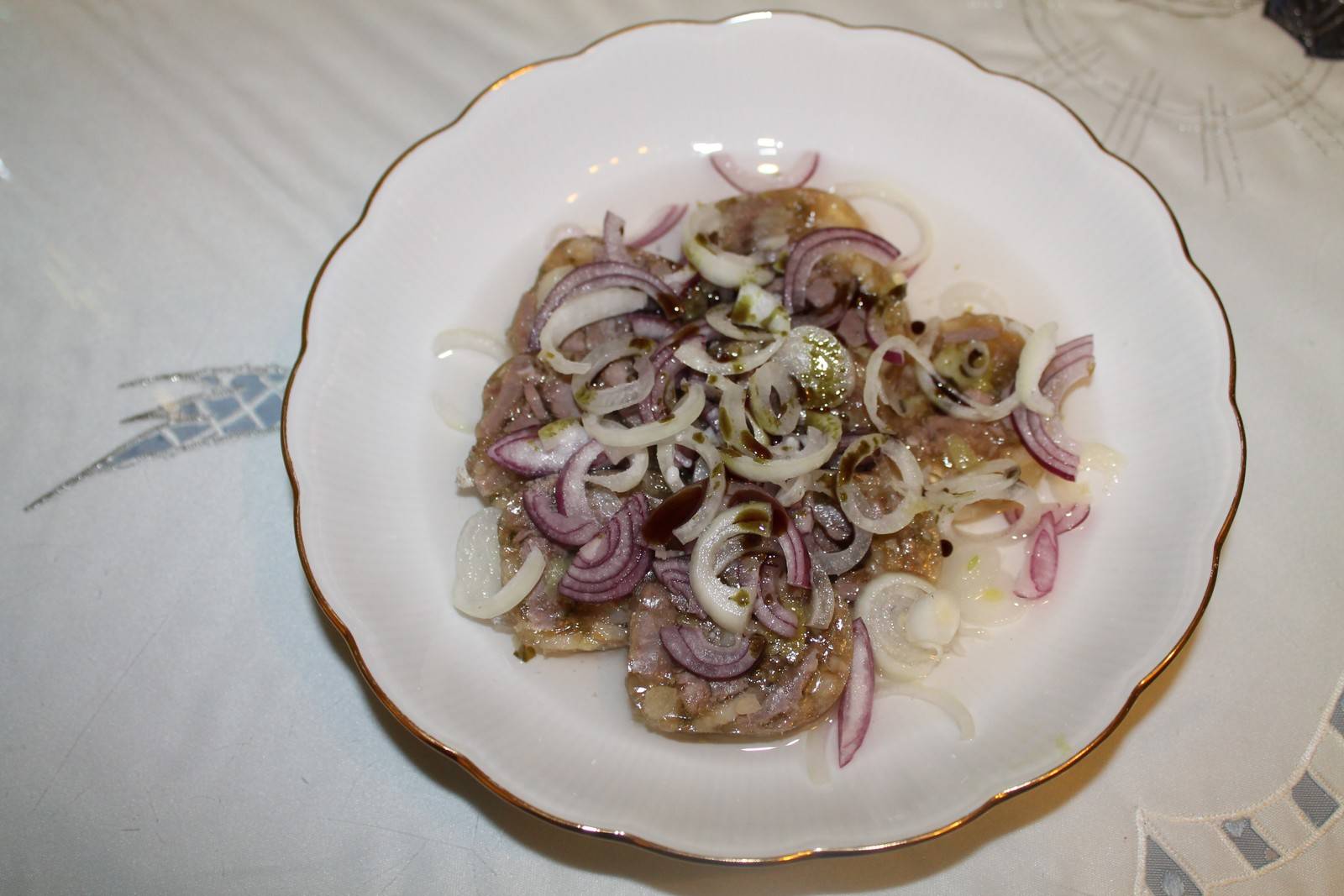 Rindfleischsülze mit Kernöl