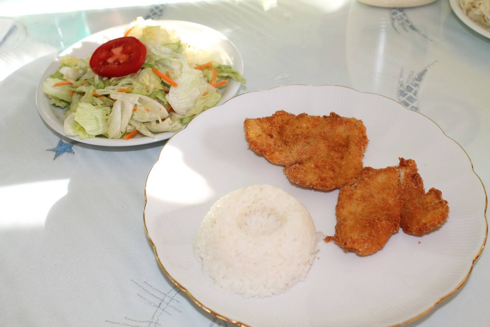 Pannierte Hühnermedaillons