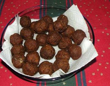 Vegetarische Bratkugerln, scharf Vegetarische Bratkugerln, scharf