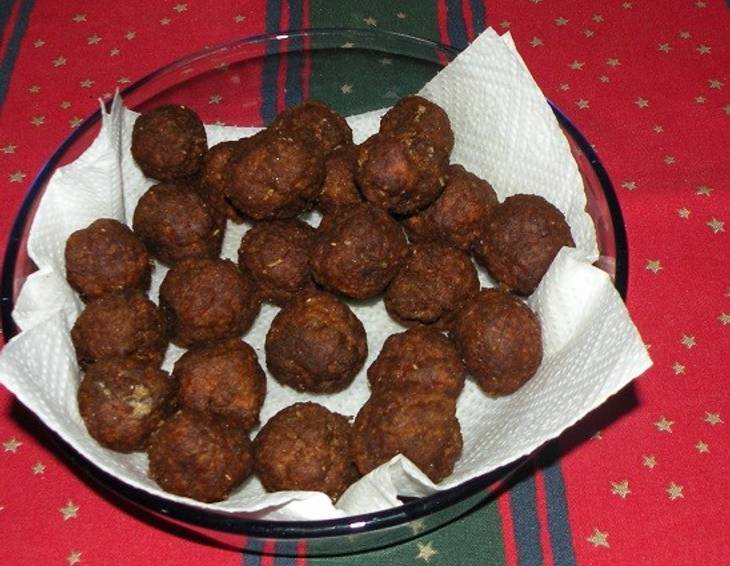 Vegetarische Bratkugerln, scharf Vegetarische Bratkugerln, scharf