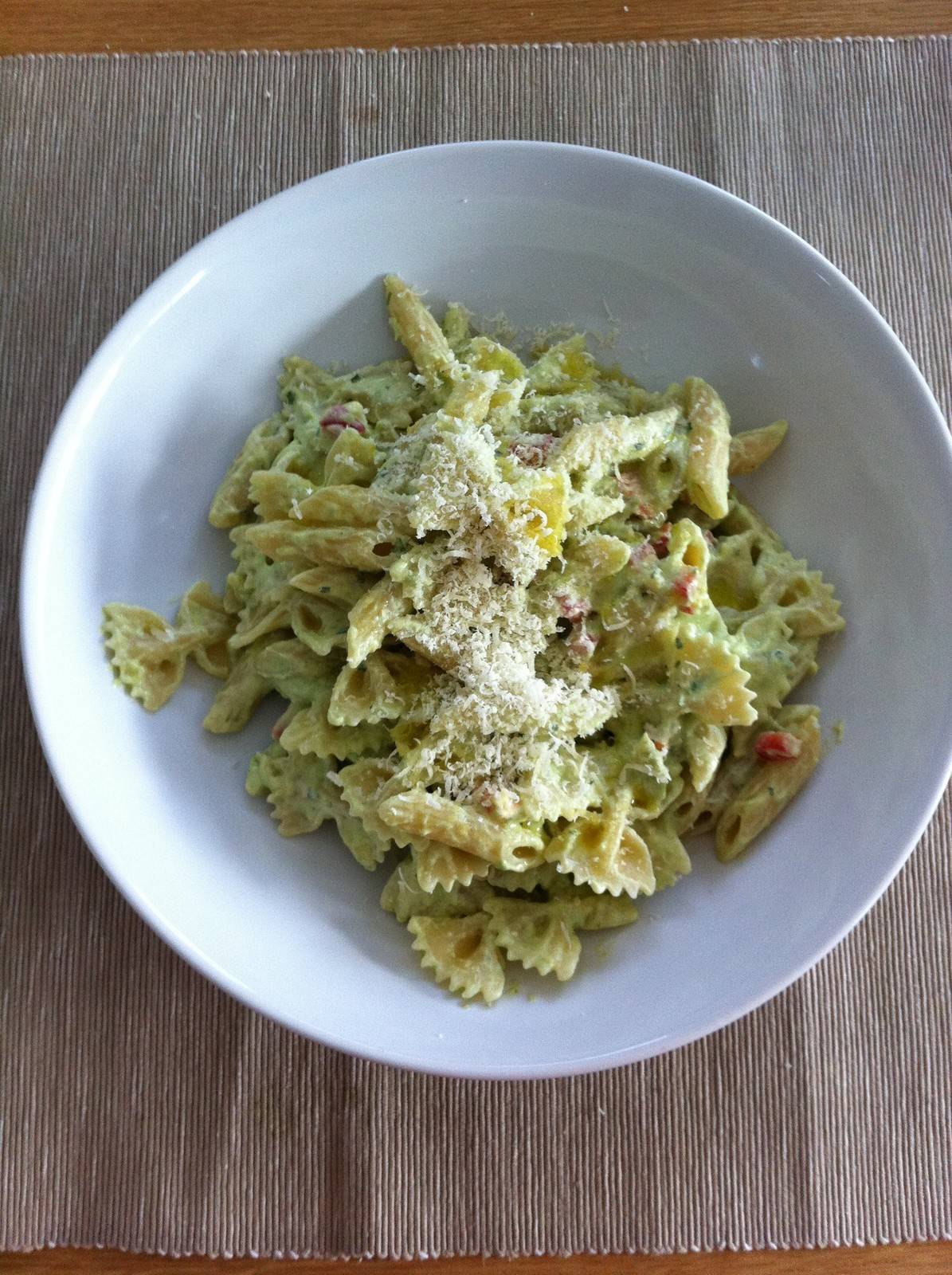 Pasta mit Avocadosauce