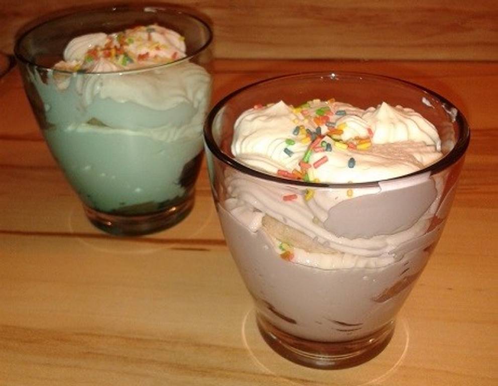 Schnelles Bananentiramisu mit Topfen Schnelles Bananentiramisu mit Topfen