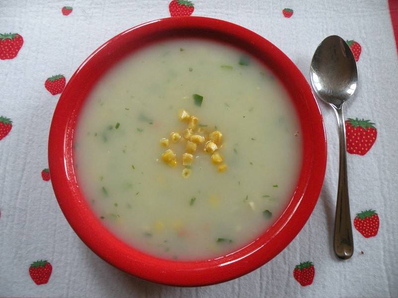 Saure Maissuppe