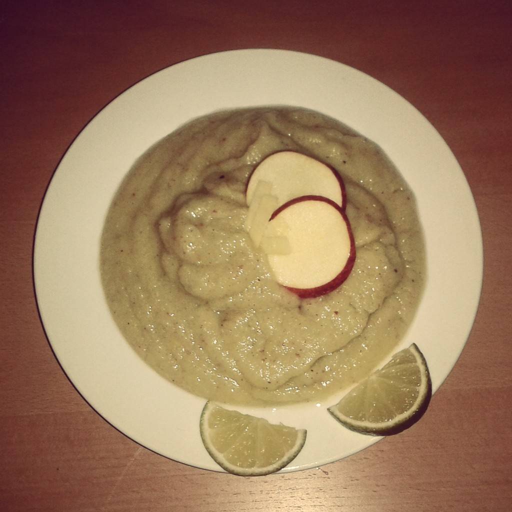 Apfel-Kiwi-Suppe mit Limetten und Ingwer Rezept - ichkoche.ch