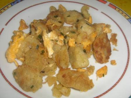 Knödel mit Ei
