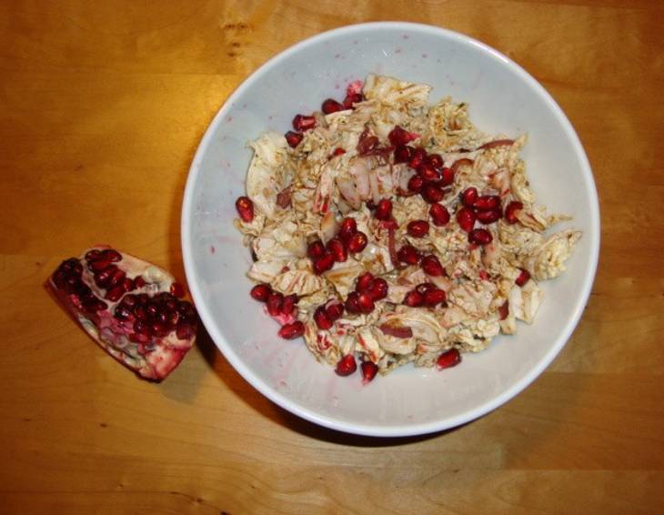 Wintersalat mit Granatapfelkernen Wintersalat mit Granatapfelkernen