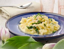 Bärlauch-Schinkenfleckerln Bärlauch-Schinkenfleckerln