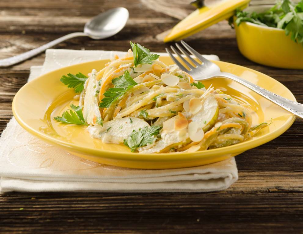 Winterliche Nudeln Carbonara Winterliche Nudeln Carbonara