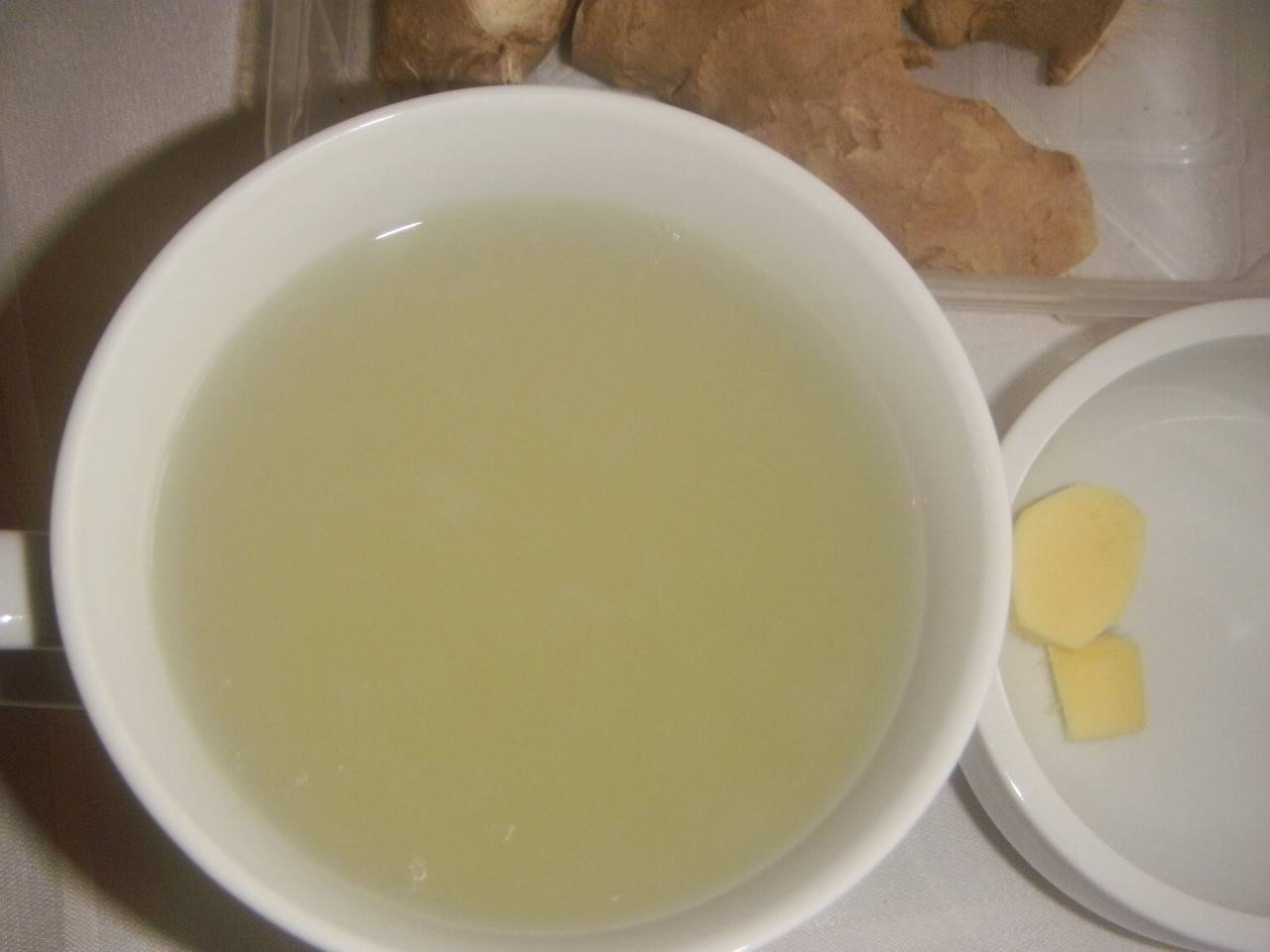 Ingwertee mit Zitrone
