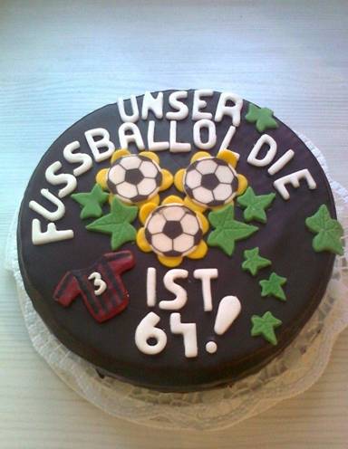 Eine Torte für Fußball-Fans