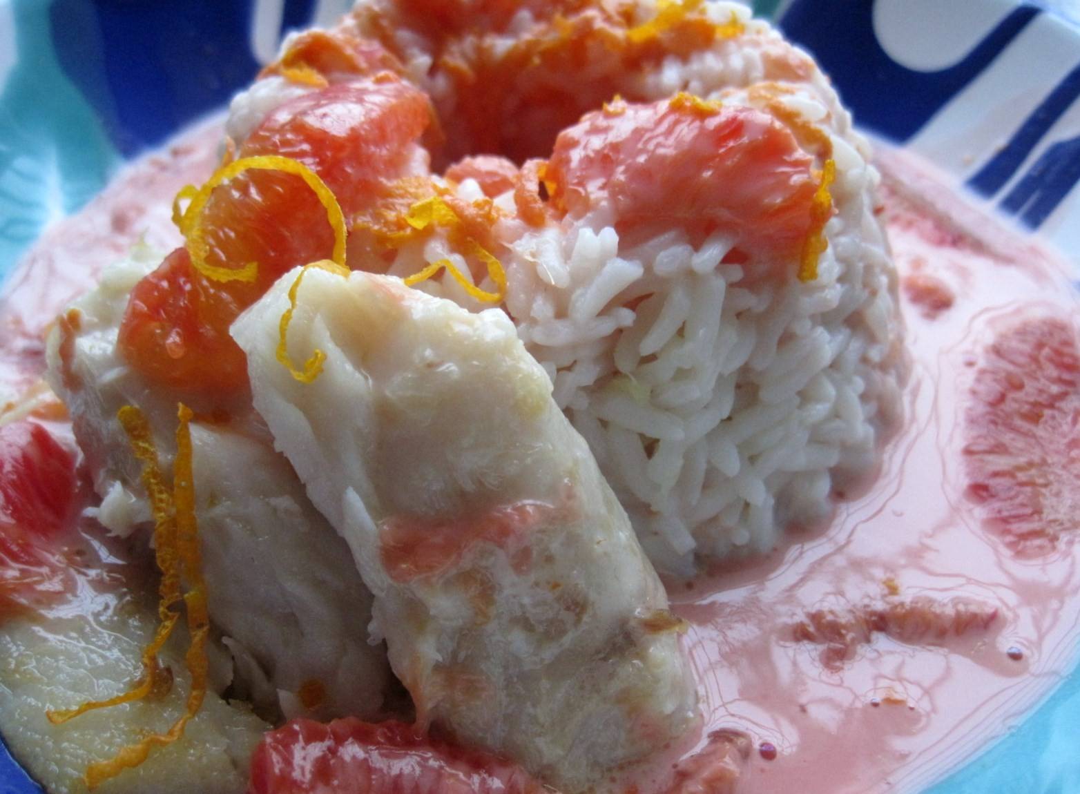 Heilbutt mit Orangen-Chili-Sauce und Ingwer-Reis Rezept - ichkoche.ch Heilbutt mit Orangen-Chili-Sauce und Ingwer-Reis Rezept - ichkoche.ch