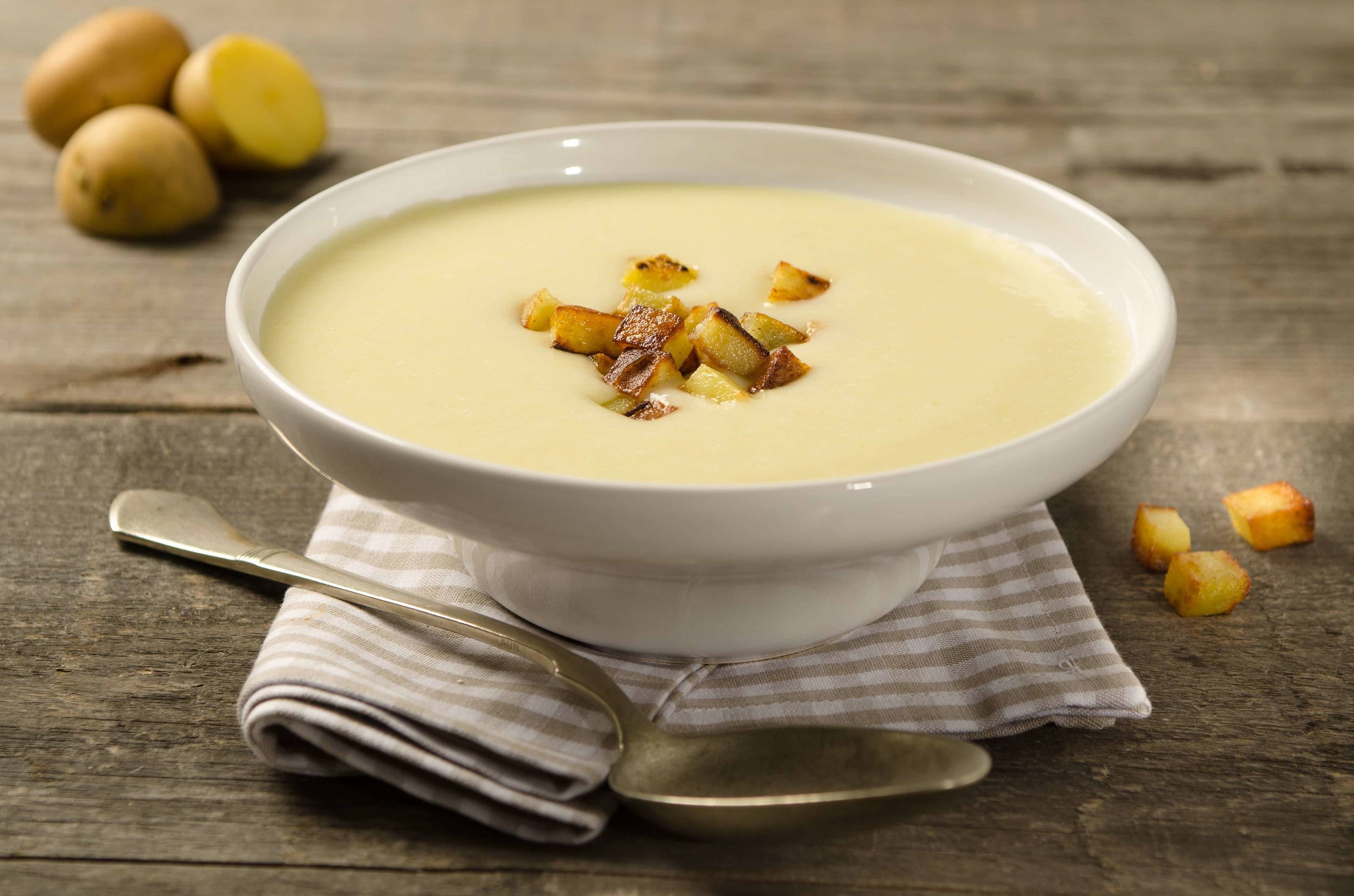 Erdäpfelcremesuppe Rezept