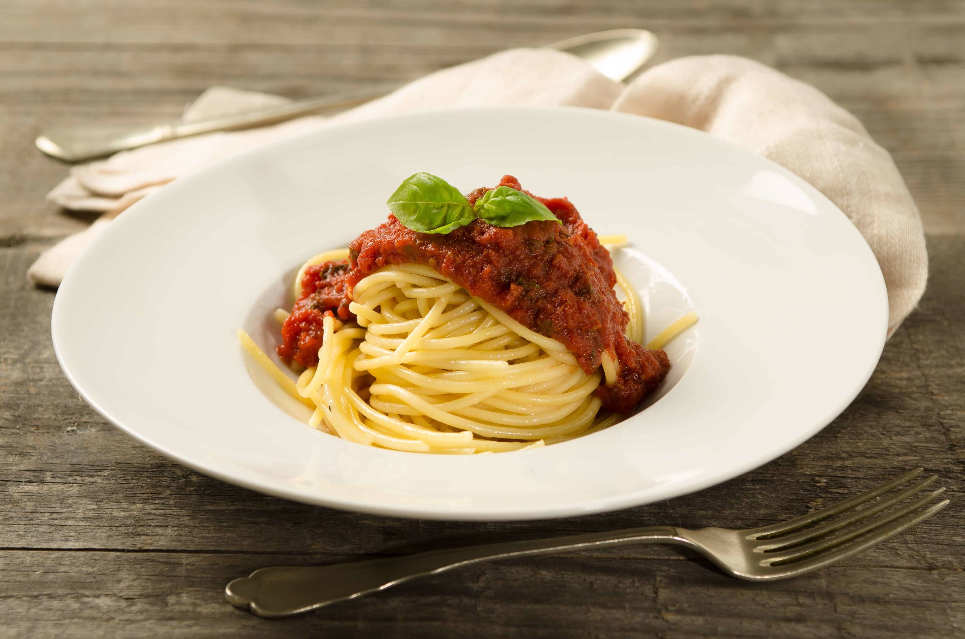 Rezept für Spaghetti mit Paradeisersauce