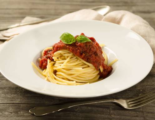 Rezept für Spaghetti mit Paradeisersauce