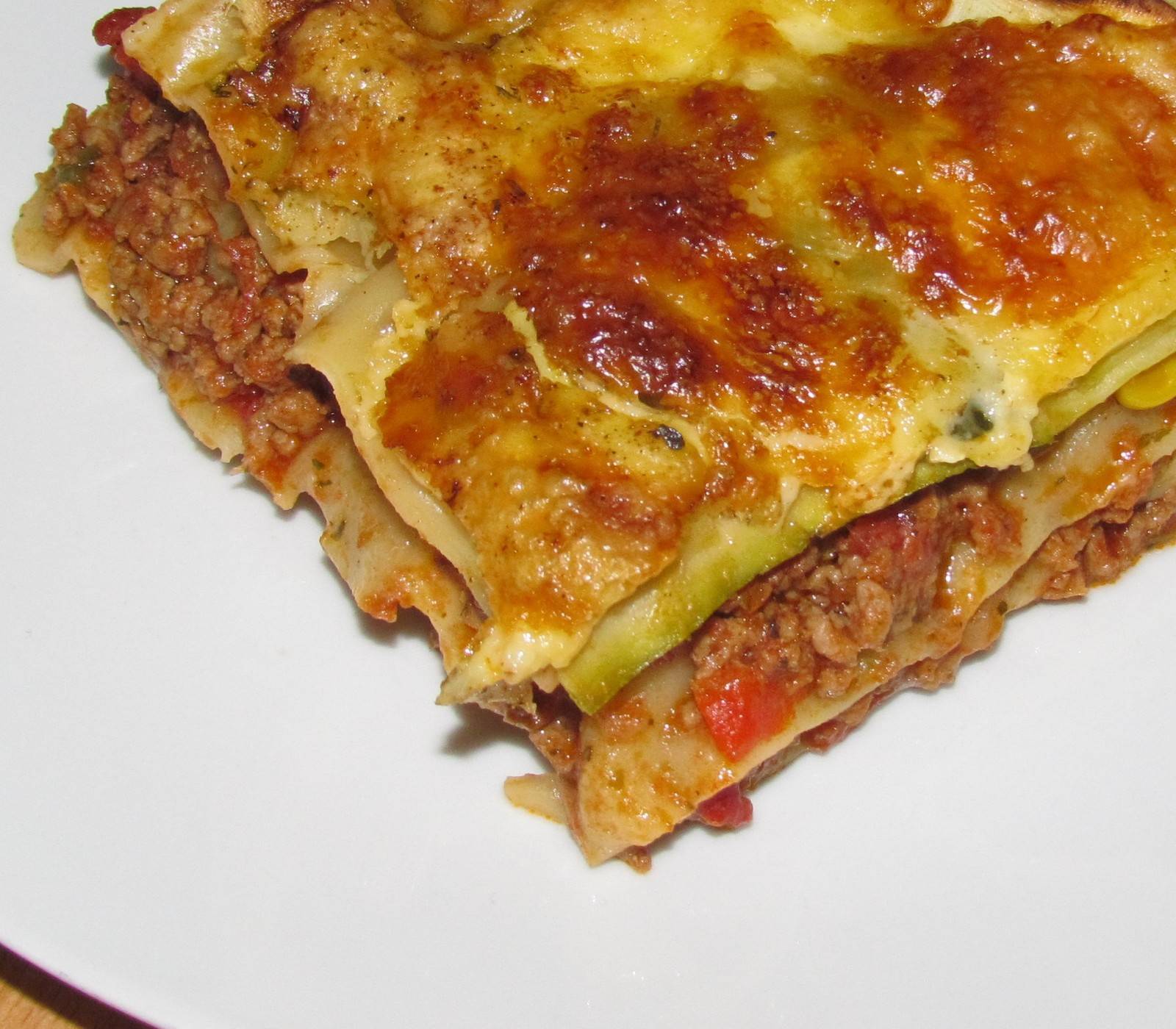 Zucchini-Lasagne ohne Bechamelsauce