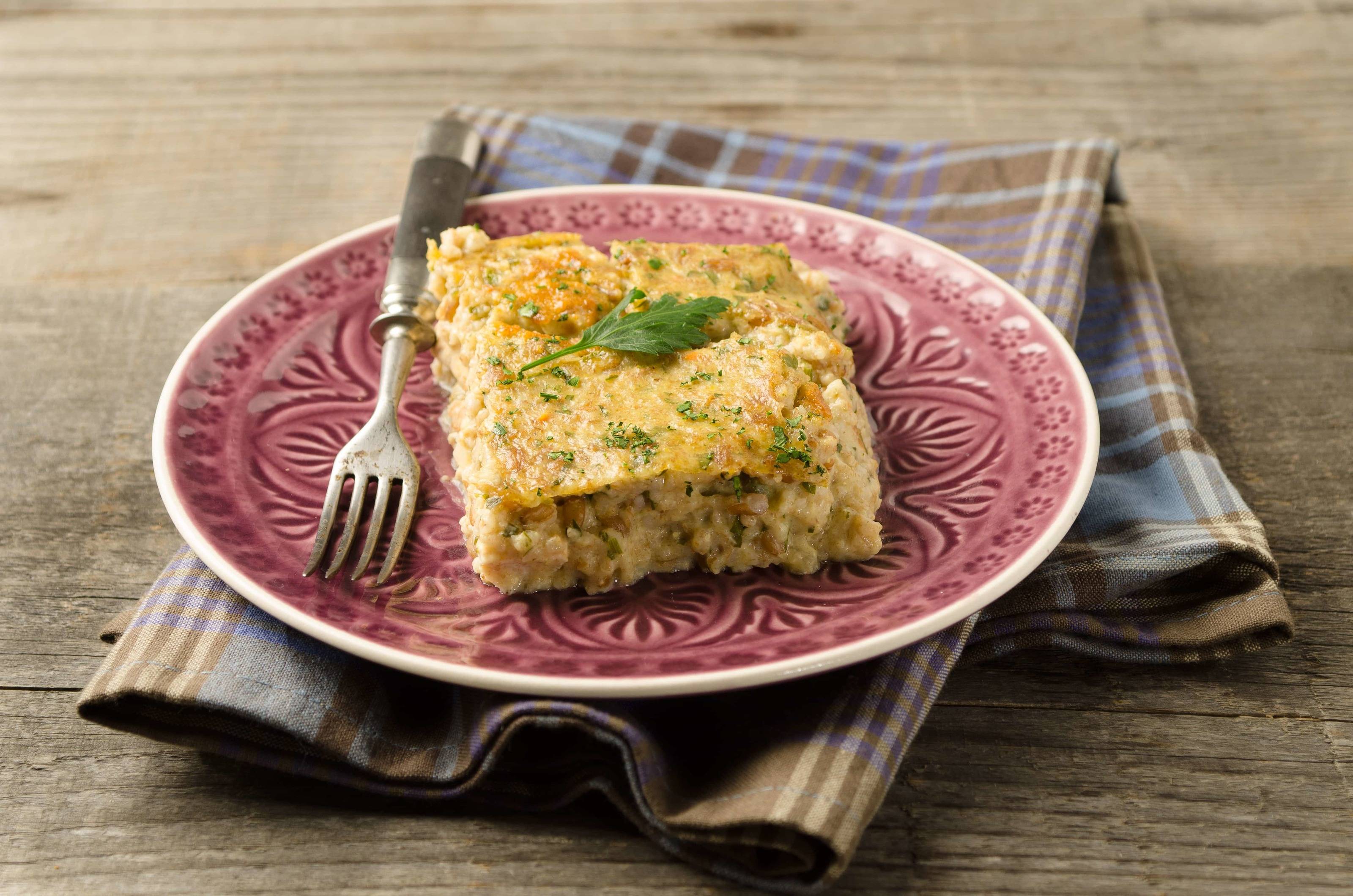 Dinkelauflauf mit Gemüse Rezept