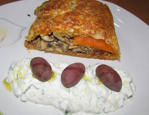 Faschierter Champignon-Strudel