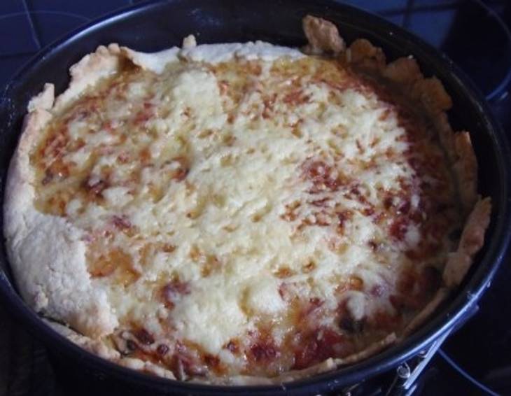 Speck-Paprika-Käse-Kuchen