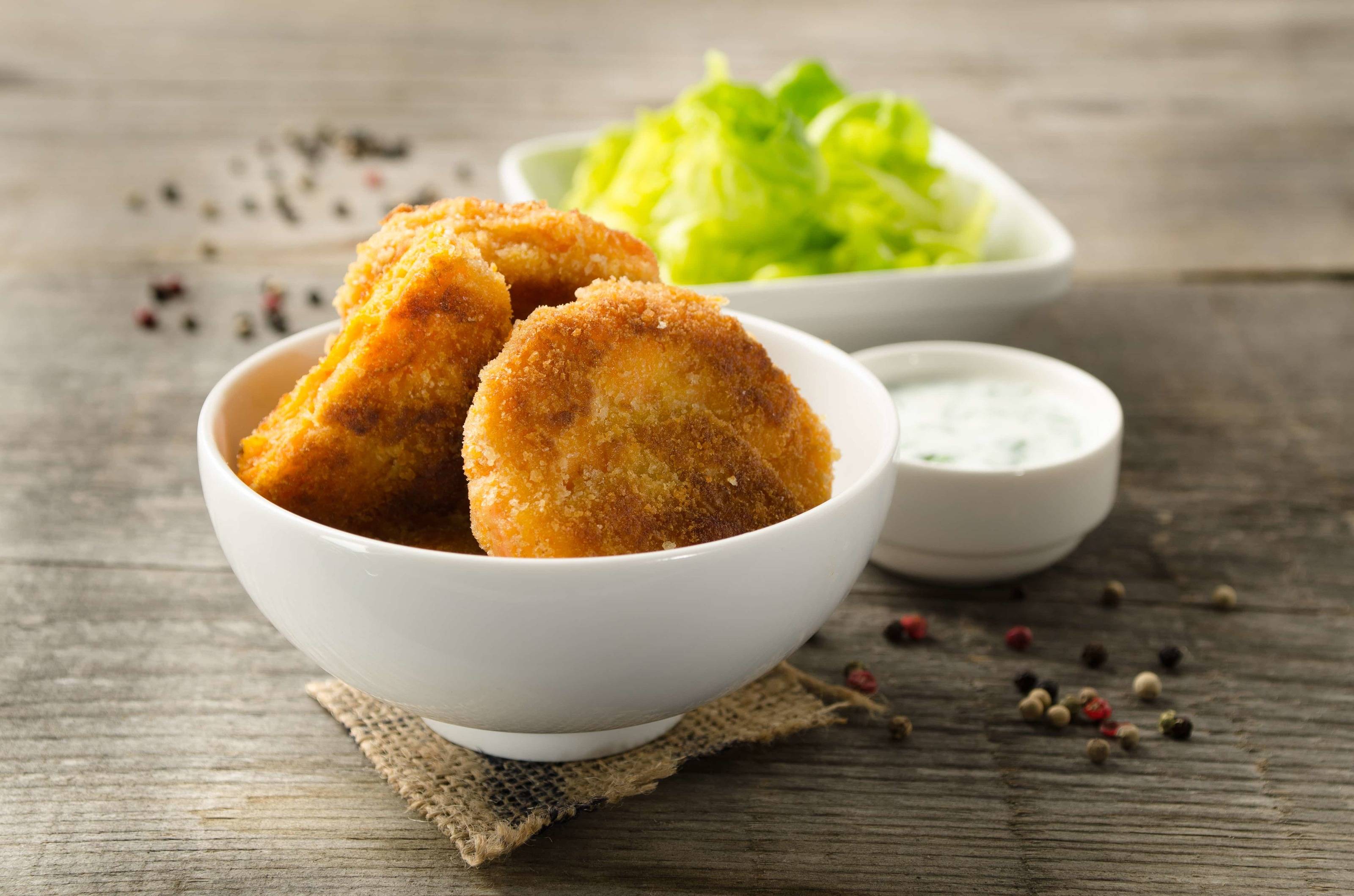 Gebackener Camembert mit Schnittlauchsauce Rezept