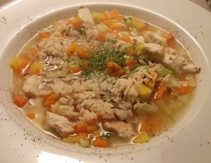 Schnelle Hühnersuppe zum Gesundwerden