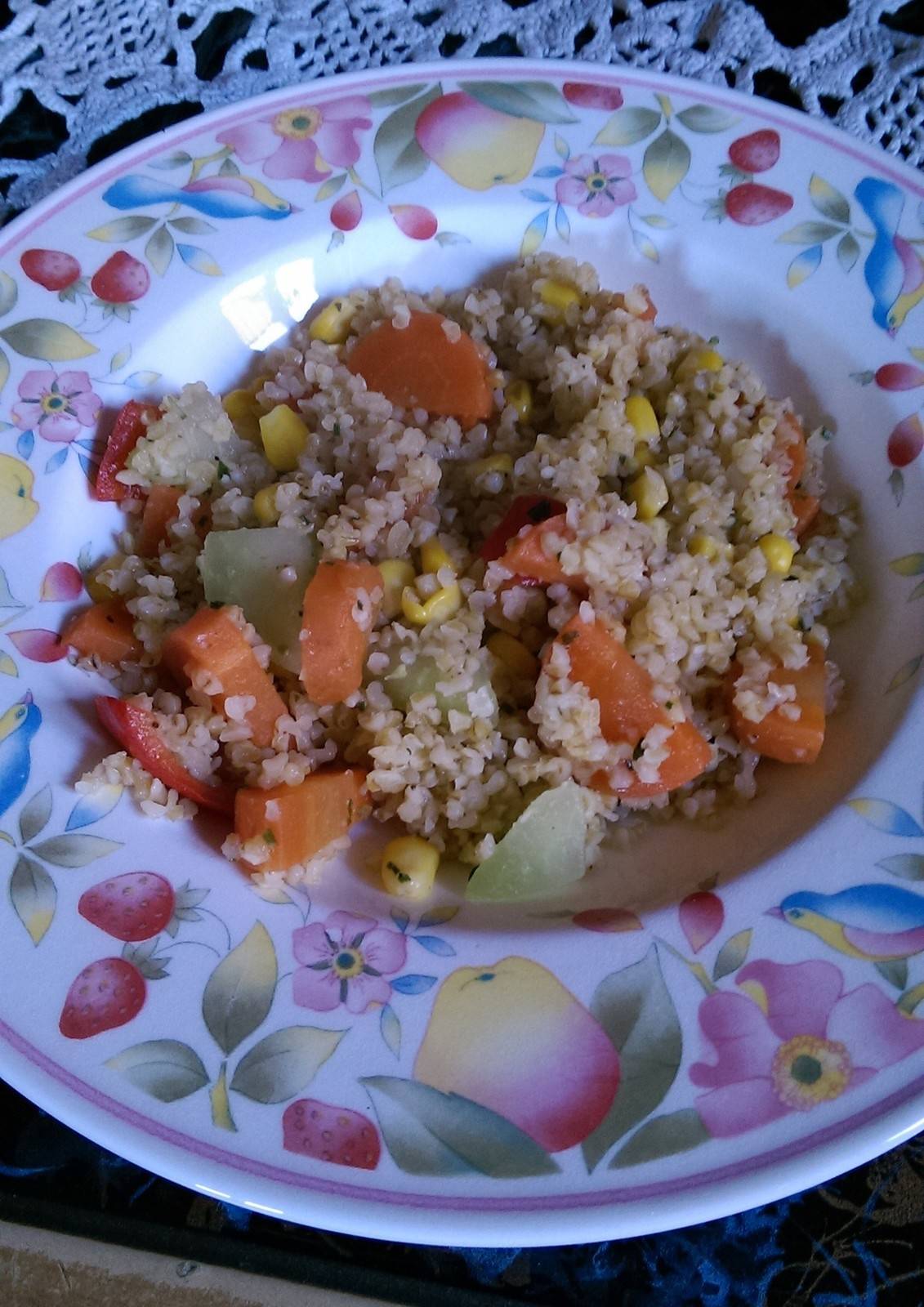 Rezept für Bulgur-Gemüse-Pfanne