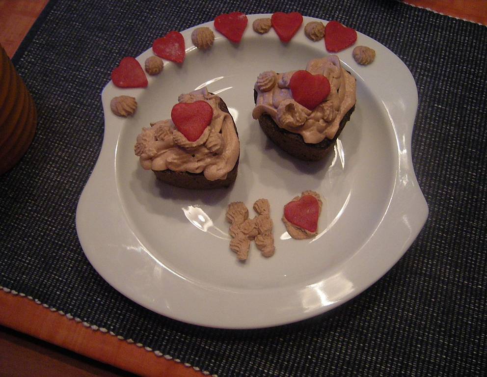 Valentins-Schokoladeherzen Valentins-Schokoladeherzen