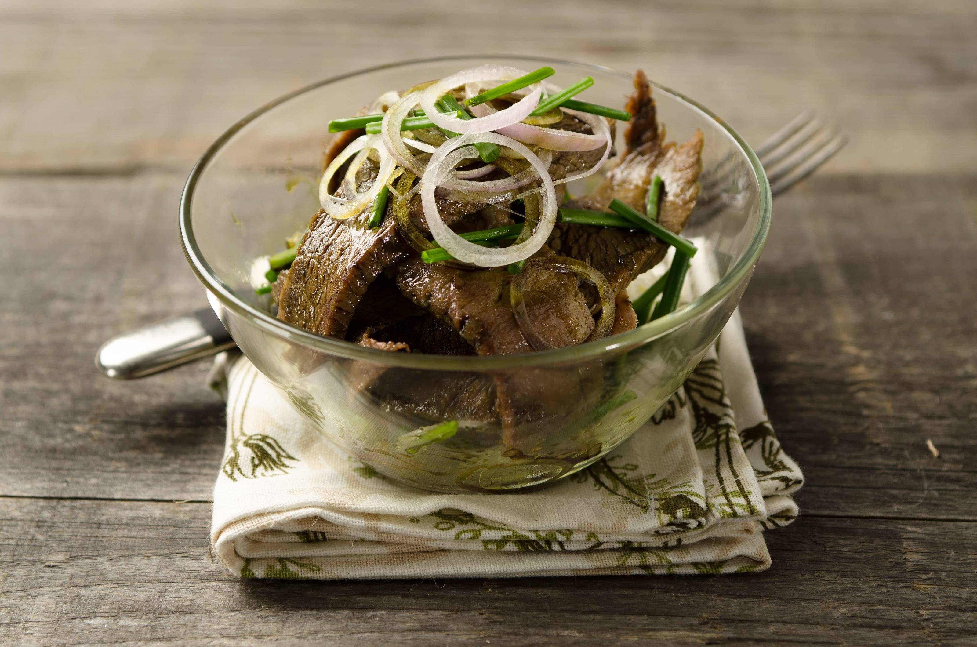 Rindfleischsalat mit Kernöl Rezept