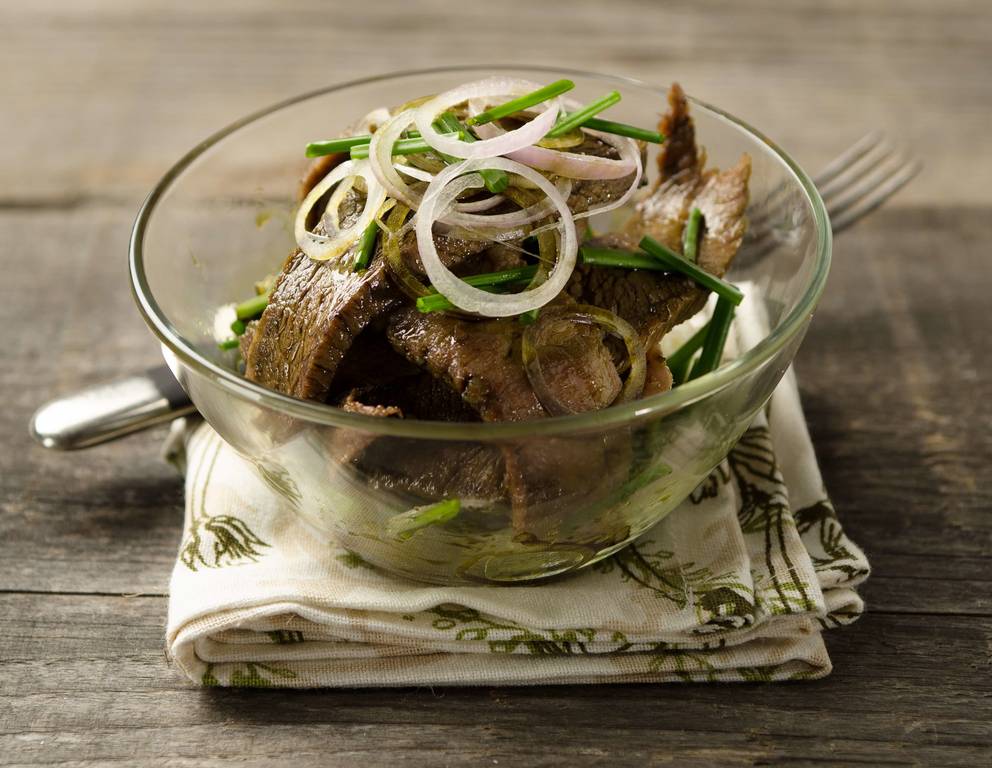 Rindfleischsalat mit Kernöl Rindfleischsalat mit Kernöl