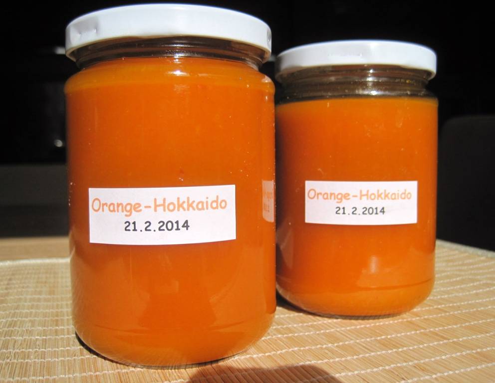 Orangen-Kürbis-Marmelade Orangen-Kürbis-Marmelade