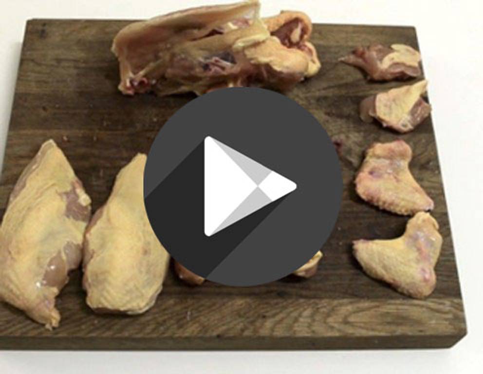 Huhn richtig zerteilen Huhn richtig zerteilen