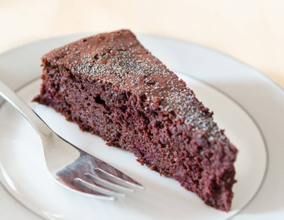 Schokoladenkuchen mit roten Rüben Rezept