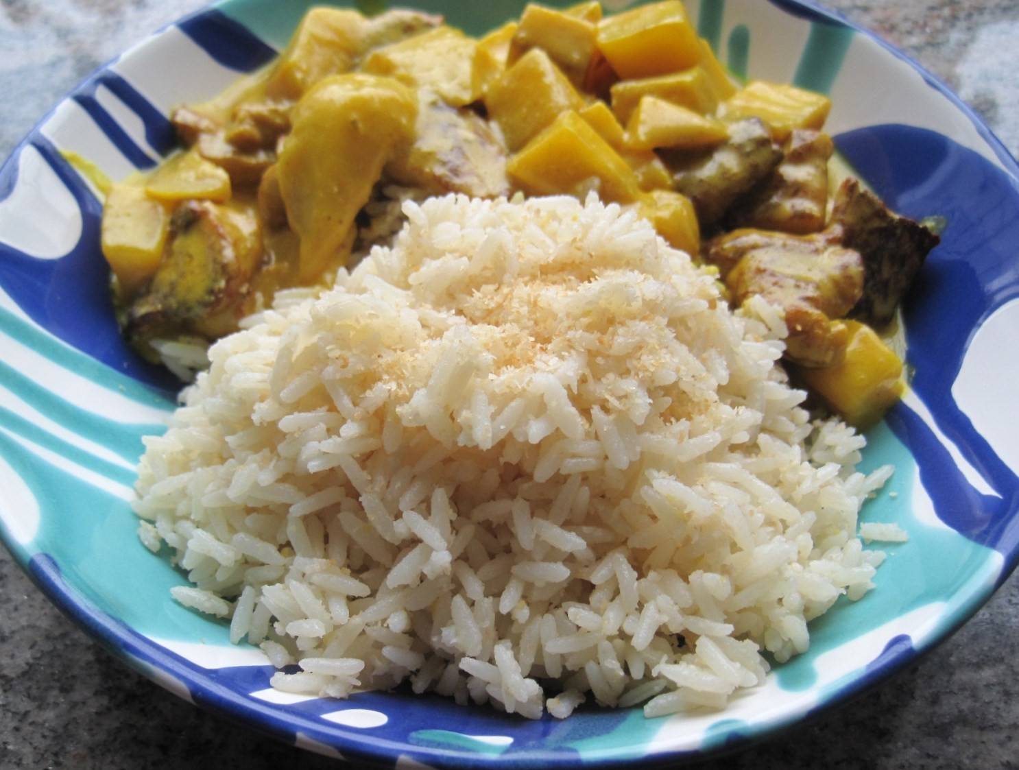 Rezept für Kokos-Ingwer-Reis
