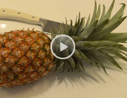 Video - Ananas richtig schälen