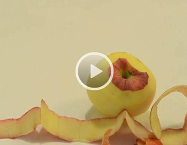 Video - Apfel schälen
